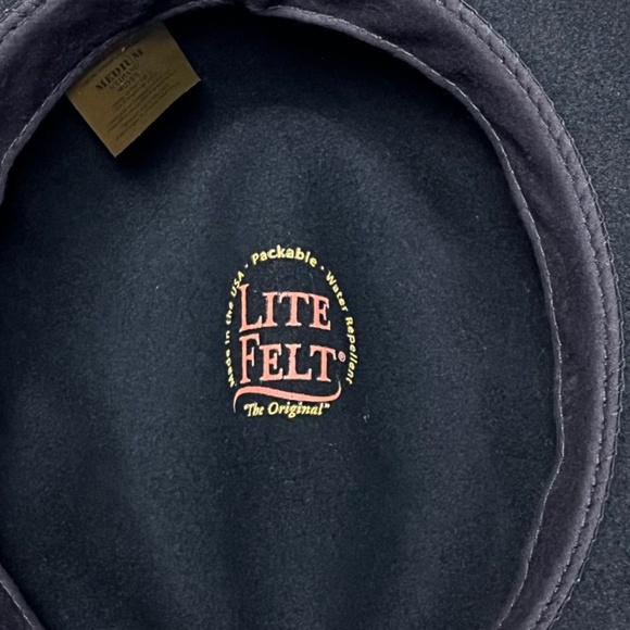 THE FLAMEKEEPERS HAT CLUB Torch MB Black Fedora Wool Felt HARLEM NEW YORK Size M - Picture 9 of 11